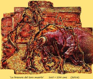 la bravura del toro muerto
